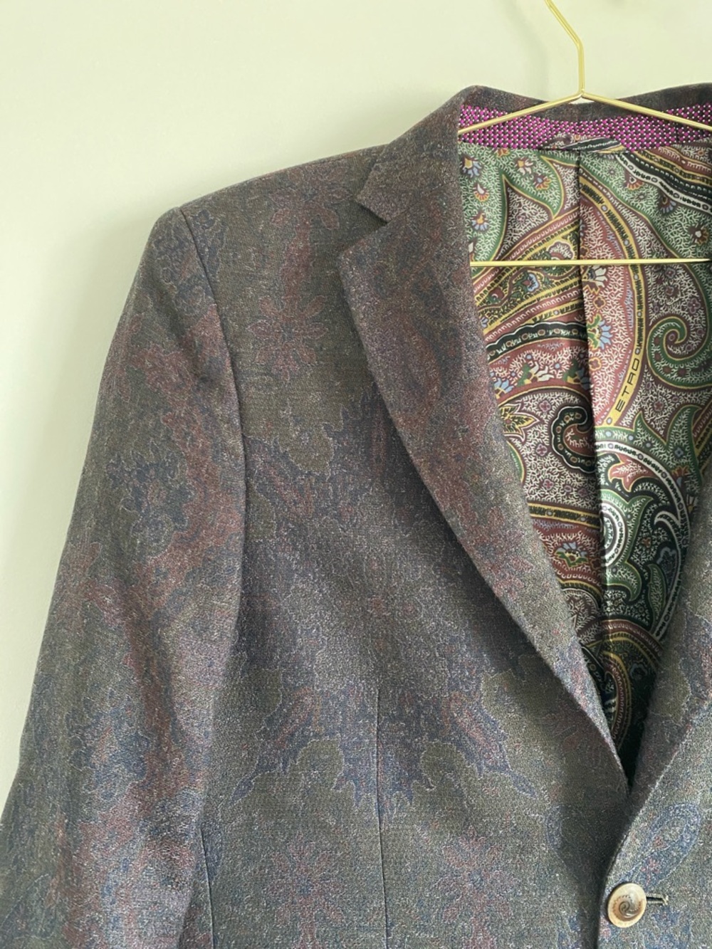 ETRO Paisley Wool–Silk Blazer | Made in Italy - Picture 3 of 15